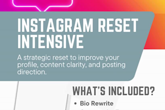 audit and optimize your instagram content strategy and bio