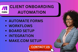 automate your client onboarding workflow using make com