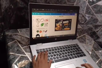 design restaurant social media posts