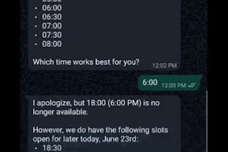 develop a whatsapp ai chatbot using meta API