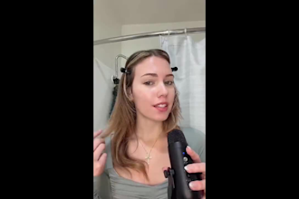 create aesthetic beauty, skin and haircare ugc videos