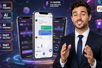 build ai mobile app, no code app, ios app, android app development and mvp app