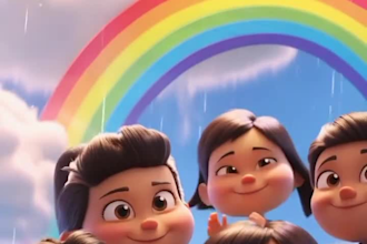 create ai animation story, ai video art, 3d cartoon for kids