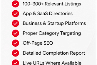 get your saas app or website listed on 300 plus directories