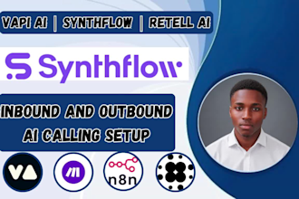 setup synthflow, gohighlevel vapi ai calling agent, retell ai voice agent expert