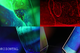 create custom abstract liquid bubble loop background animation
