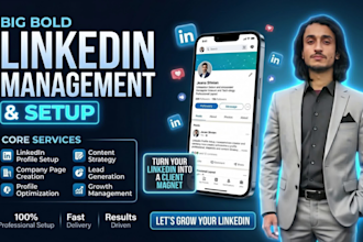 do linkedin management and organic growth for coaches and consultants