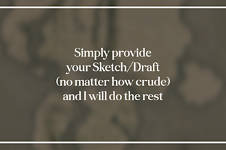 draw your book or fantasy map in photoshop