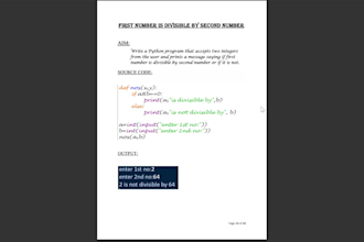 assist with academic python coding tasks