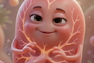 create 3d medical animation for placenta function and pregnancy