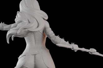 sculpt a custom 3d character or creature