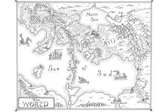 do hand drawn fantasy novel book map board game cartography map illustration