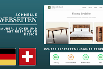 build a fast and responsive website in german