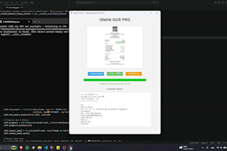 build a custom ocr desktop application and python automation tool
