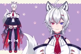 design and rig a custom furry live2d vtuber model, anime vtuber for vtube studio