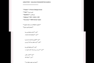 do urdu audio to text and video to text in 24h