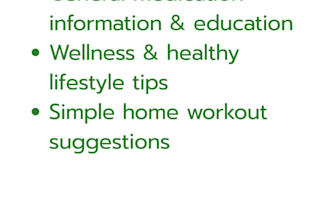 provide telehealth services,  medication info, wellness tips and meal plan
