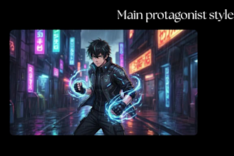 create custom ai anime and manga character designs for you