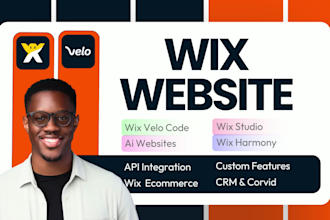 wix development wix website redesign fix wix velo  code online store wix studio
