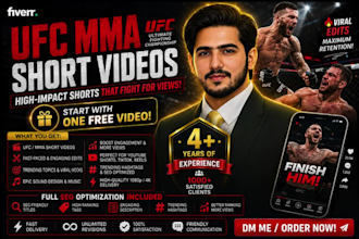 edit ufc MMA short videos