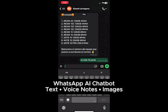 build whatsapp ai chatbot for sales and customer support