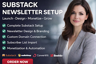 substack account setup substack newsletter design  substack manage substack post