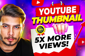 design CTR boosting thumbnail for any type of video