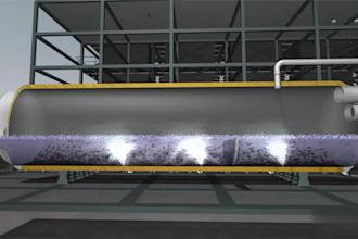 do 3d industrial process refinery, pipeline and oil gas plant workflow animation