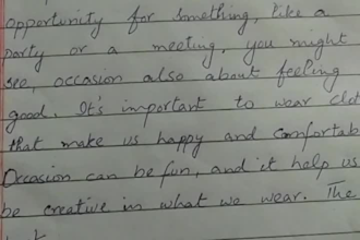 handwrite anything in my cursive handwriting style
