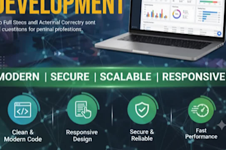 build a secure full stack business website with dashboard admin panel