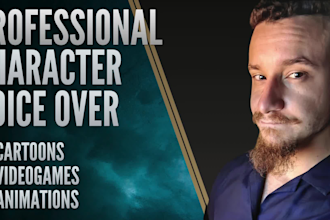 be your character voice actor