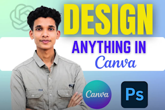 design anything in canva with templates