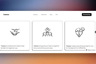 design and build a saas marketing website in framer