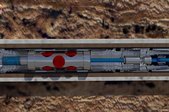 create 3d downhole tools and well completion animation