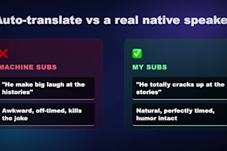 translate and proofread subtitles in romanian and russian