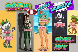 nsfw pixel art sprite sheet nsfw gifs rpg maker nsfw game graphics art animation