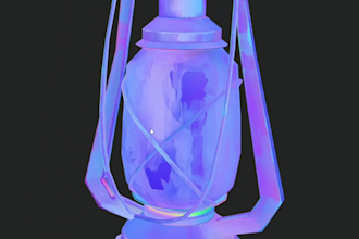 create low poly 3d game assets, buildings, and props for unity and ue