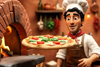 create modern 3d ai  claymation animation video ai claymation for my brand