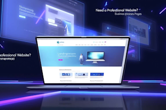 design and develop a modern business and startup website