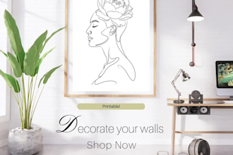 provide high res line art masterpiece serene face with peony crown 500 dpi
