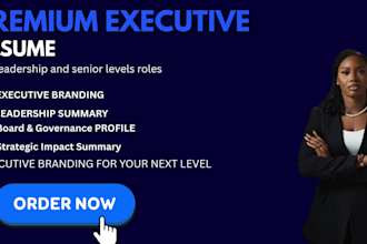 craft your executive resume, bio and career summary for your leadership roles