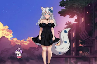 create professional live2d vtuber model and  rigging, anime style face tracking