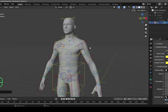 be 3d rigger,fix 3d character rig,facial rig,rigify,autorig pro,cc5, blendshapes