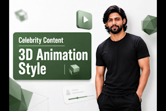 edit celebrity documentary videos with 3d motion graphics