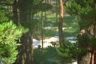 3d game environment level design modular open world 3d game map in unity ue5