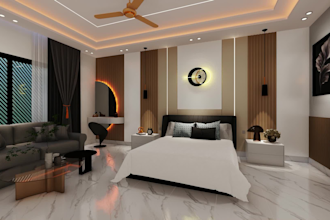 design luxury house interior and exterior 3d renders