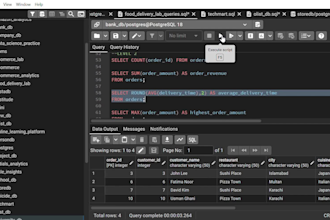 write, debug, and optimize sql queries and fix database errors