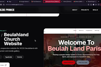 build a mordern responsive landing page