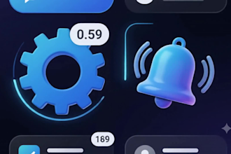 create animated icons and buttons in rive for website and app