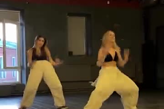 do dance video, group dancehall tiktok dance, group dance, shuffle dance